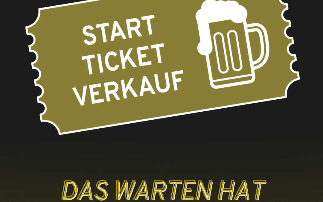 Ticketverkauf gestartet
